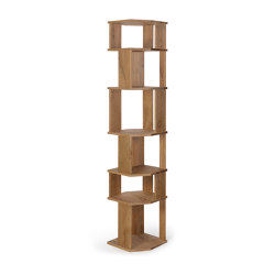 Stairs | Oak column | Book shelves | Ethnicraft