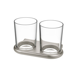 Nia Double glass holder | Portacepillos / Portavasos | Bodenschatz
