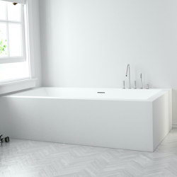 CORIAN® | Cassiopeia Built-in DuPont™ Corian® Bathtub - 2 panels |  | Riluxa