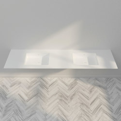 CORIAN® | Energy DuPont™ Corian® Double Vanity Top |  | Riluxa