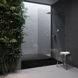CORIAN® COLOUR | Orion DuPont™ Corian® Ultra Slim Shower Tray - Deep Nocturne | Shower trays | Riluxa