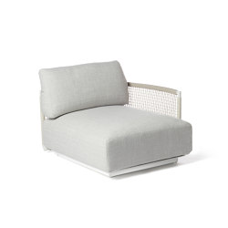 Nodi Sofa Deep - corner module left arm + back | Modular seating elements | Tribù
