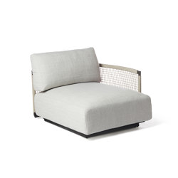 Nodi Sofa Deep - corner module left arm + back | Armchairs | Tribù