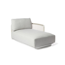 Nodi Sofa Lounge corner - left arm + back | Modular seating elements | Tribù
