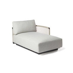 Nodi Sofa Lounge corner - left arm + back | Sonnenliegen / Liegestühle | Tribù