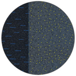 Mosaique | MQ3.02.3 | Ø 350 cm | Colour blue | YO2