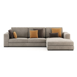 Grey Sofa with Chaise Longue | Sofas | Laskasas