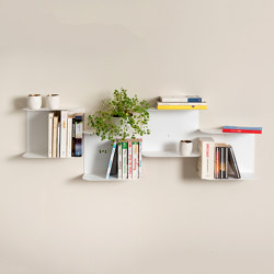 Delo Lindo White Design Wall Shelf