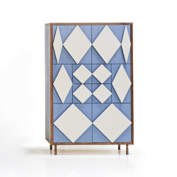Antigua Cabinet high blue | Sideboards | Wittmann