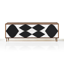 Antigua Cabinet low white | Sideboards | Wittmann