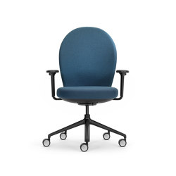 Marva swivel chair, upholstered | Office chairs | Girsberger