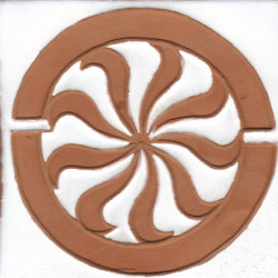LR CO Cosmos 3 Terra Cotta | Ceramic tiles | La Riggiola
