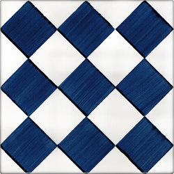 LR CO Dama Obliqua Monocolore 3 Blu | Ceramic tiles | La Riggiola