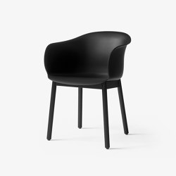 Elefy JH30 Black w. Black Lacquered Oak | Chairs | &TRADITION