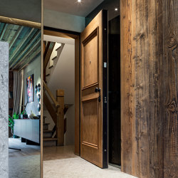 Project | Sicherheitstür für Innenräume mit versenkbaren Bändern | Security doors | Oikos – Architetture d’ingresso