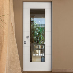 Evolution | Safety door with armored glass | Entrance doors | Oikos – Architetture d’ingresso