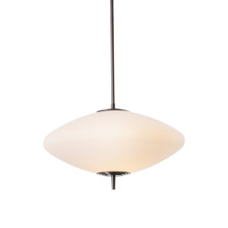 Nova | Wide Pendant - Bronze | Suspensions | J. Adams & Co