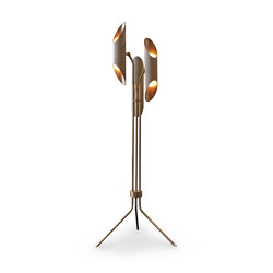 Vector | Floor Light - Antique Brass | Lampade piantana | J. Adams & Co