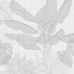 Digital Jungle White | Quadri / Murales | TECNOGRAFICA