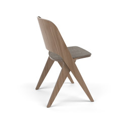 Lavitta Chair with Wool Upholstery - Dark Oak