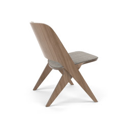 Lavitta Lounge Chair with Wool Upholstery - Dark Oak | Sessel | Poiat
