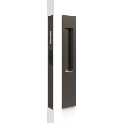 Mardeco 8105 M-Series Snib Lock Set Exterior plain plate Bronze | Sliding door fittings | Mardeco International Ltd.