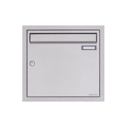 Basic | Edelstahl Unterputzbriefkasten BASIC Plus 382XU UP - Edelstahl geschliffen 100mm Tiefe | Mailboxes | Briefkasten Manufaktur