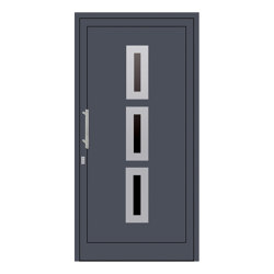 uPVC entry doors | IsoStar Model 7116 |  | Unilux