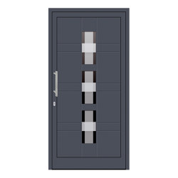uPVC entry doors | IsoStar Model 7123 |  | Unilux