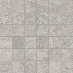 Re-Play Concrete Mosaico 5x5 Grey | Ceramic mosaics | EMILGROUP