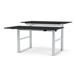 HiLow Double – height-adjustable desk with double frame | Montana Furniture | Mesas contract | Montana Furniture