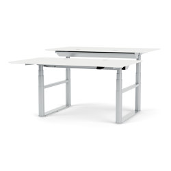 HiLow Double – height-adjustable desk with double frame | Montana Furniture | Contract tables | Montana Furniture