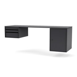 Montana Selection | WORKSHOP – desk with trays and cabinet | Montana Furniture | Tables collectivités | Montana Furniture