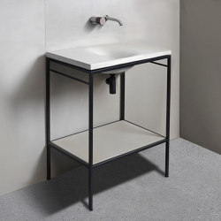 dade LAURA 60 WAVE washstand furniture | Wash basins | Dade Design AG concrete works Beton