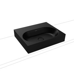 Centro Countertop Washbasin 120mm black matt 100 | Lavabos | Kaldewei