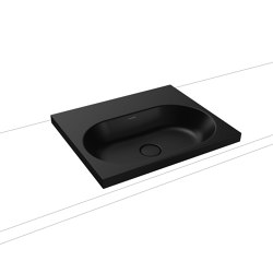 Centro Inset Countertop Washbasin 40mm cool grey 90 | Wash basins | Kaldewei