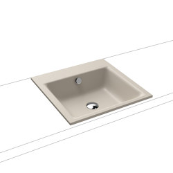 Puro Built-in washbasin warm grey 10 | Lavabi | Kaldewei