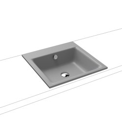 Puro Built-in washbasin cool grey 30 | Wash basins | Kaldewei