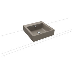Puro countertop washbasin 120mm warm grey 60 | Lavabi | Kaldewei