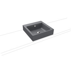 Puro countertop washbasin 120mm cool grey 70 | Wash basins | Kaldewei