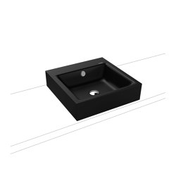 Puro countertop washbasin 120mm black matt 100 | Lavabi | Kaldewei