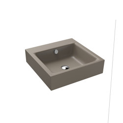 Puro wall-hung washbasin warm grey 60 | Wash basins | Kaldewei