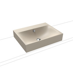 Silenio countertop washbasin 120mm warm beige 20 | Lavabi | Kaldewei
