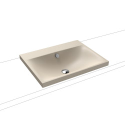 Silenio countertop washbasin 40mm warm beige 20 | Wash basins | Kaldewei