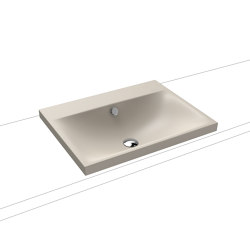 Silenio countertop washbasin 40mm warm grey 10 | Lavabi | Kaldewei