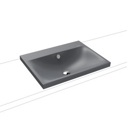 Silenio countertop washbasin 40mm cool grey 70 | Lavabos | Kaldewei