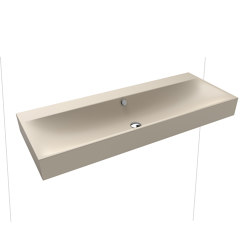 Silenio wall-hung double washbasin warm beige 20 | Lavabos | Kaldewei