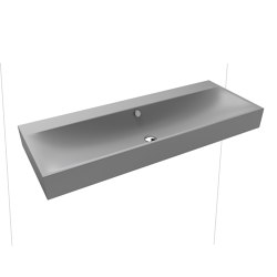 Silenio wall-hung double washbasin cool grey 30 | Lavabos | Kaldewei