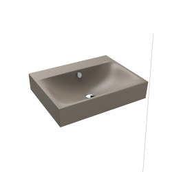 Silenio wall-hung washbasin warm grey 60 | Wash basins | Kaldewei