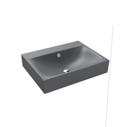 Silenio wall-hung washbasin cool grey 70 | Wash basins | Kaldewei